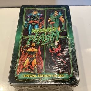 NIB & Vintage 1993 “Warriors of Plasm,” Special Edition Tin Set